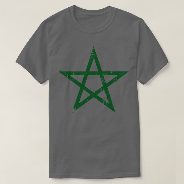 T-shirt étoile maroc (Design devant)