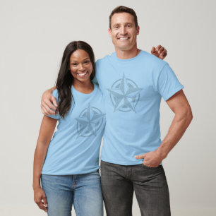 T-shirt Étoile nautique Long Manche Tee