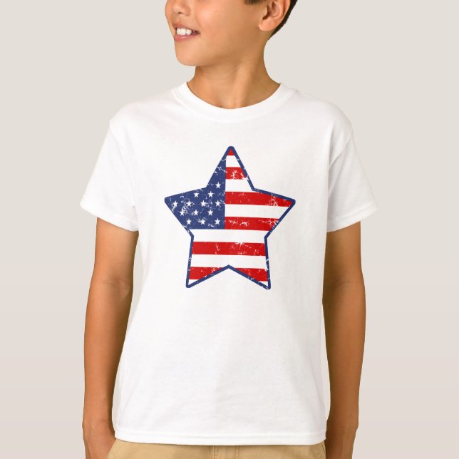 T-shirt Étoile patriotique (Devant)