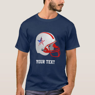 T-shirt Étoile personnalisée sur Casque de football améric