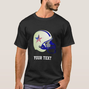 T-shirt Étoile personnalisée sur casque de football améric