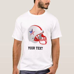 T-shirt Étoile personnalisée sur Casque de football améric