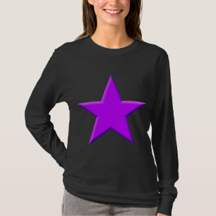 T-shirt Étoile - pourpre