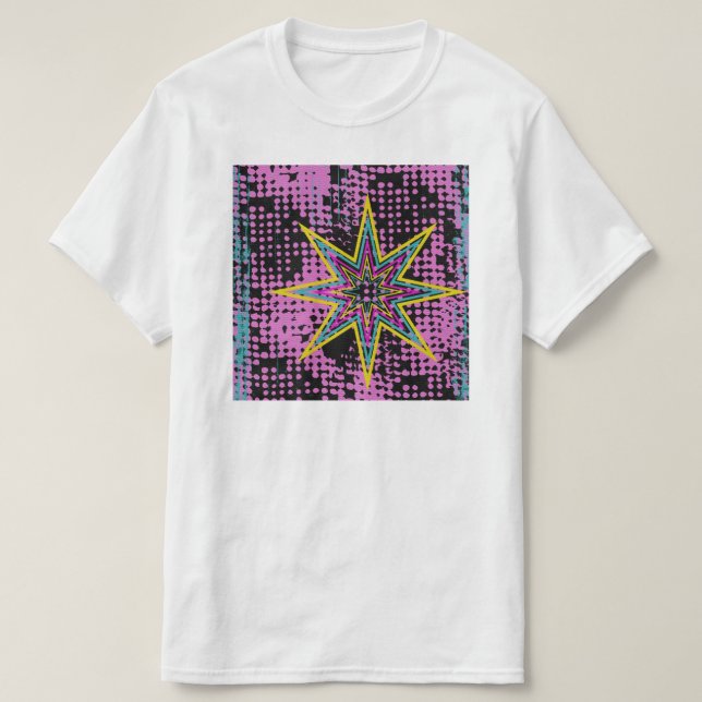 T-shirt Étoile rose (Design devant)