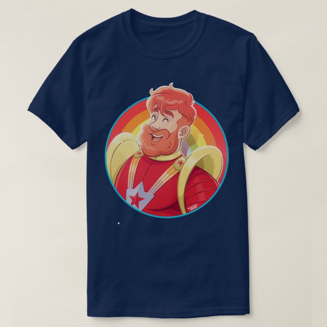 T-shirt étoile rouge (Design devant)