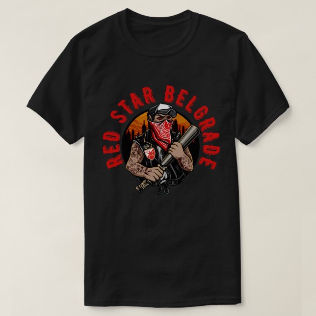 T-shirt Étoile rouge de Belgrade  (Design devant)
