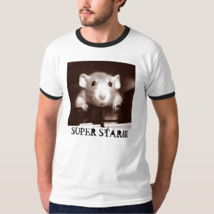 T-SHIRT ÉTOILE SUPERBE ! ! ! RAT DE RÈGLE DE RATS