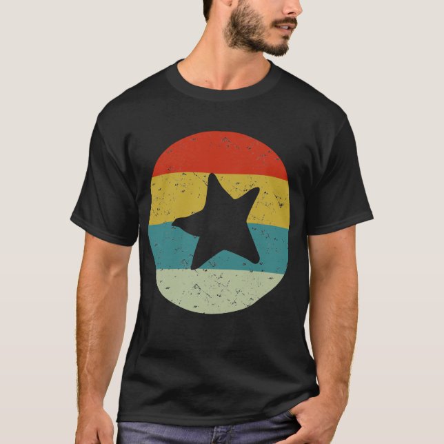 T-shirt étoile vintage (Devant)