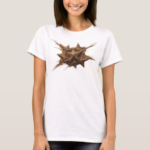 T-shirt Étoiles Abstraites Rouges Captivantes Art de Mode