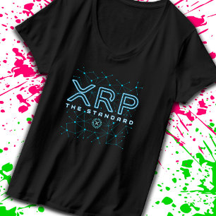 T-shirt Étoiles de chiffrement XRP Cryptodevise XRPL Block