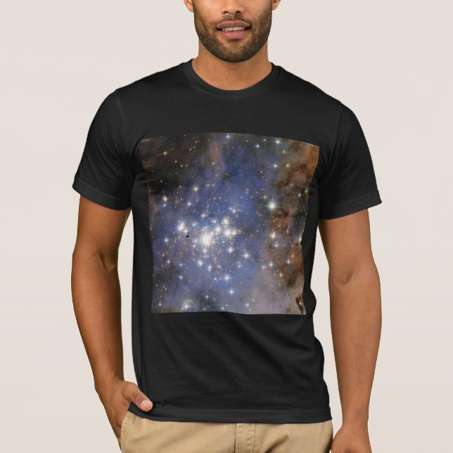 T-shirt Étoiles de diamant en Carina Nebula Hubble Space (Devant)