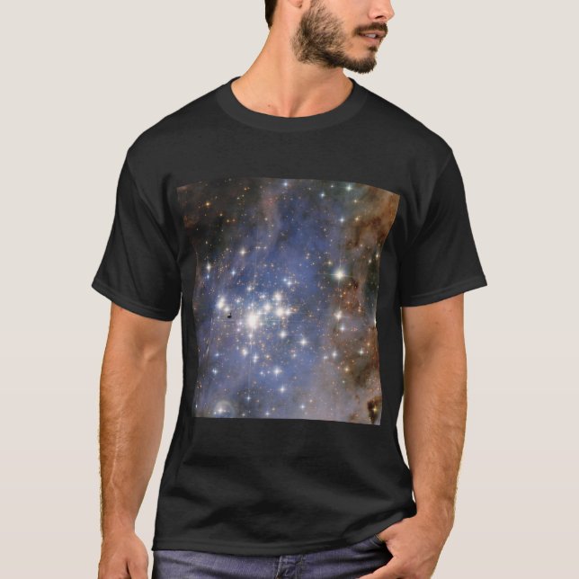 T-shirt Étoiles de diamant en Carina Nebula Hubble Space (Devant)