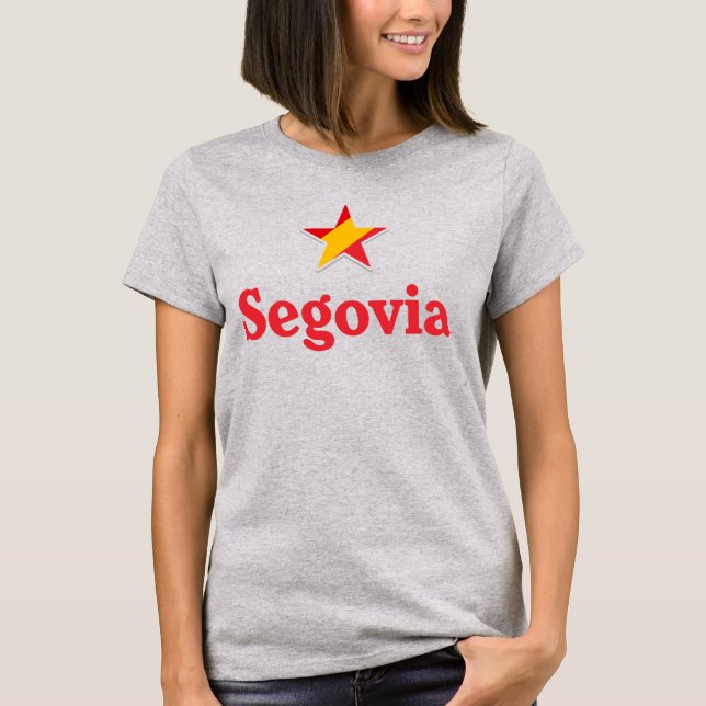 T-shirt Étoiles de l'Espagne – Ségovie (Devant)