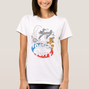 T-shirt Étoiles de tennis Tom et Jerry 7