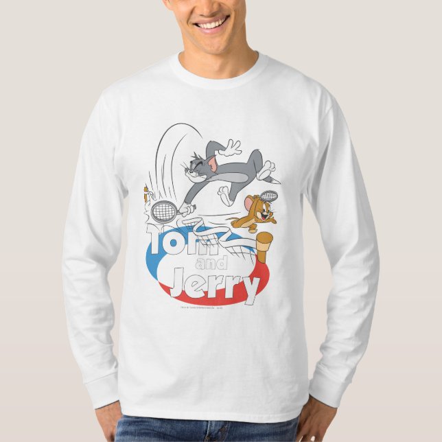T-shirt Étoiles de tennis Tom et Jerry 7 (Devant)