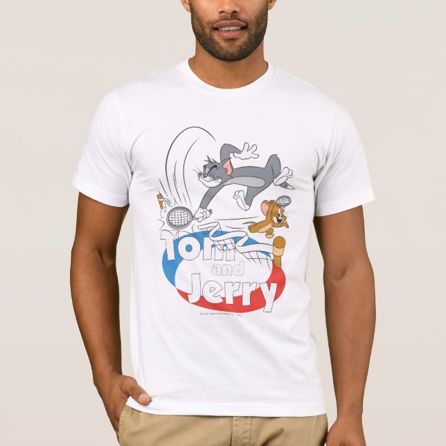 T-shirt Étoiles de tennis Tom et Jerry 7 (Devant)