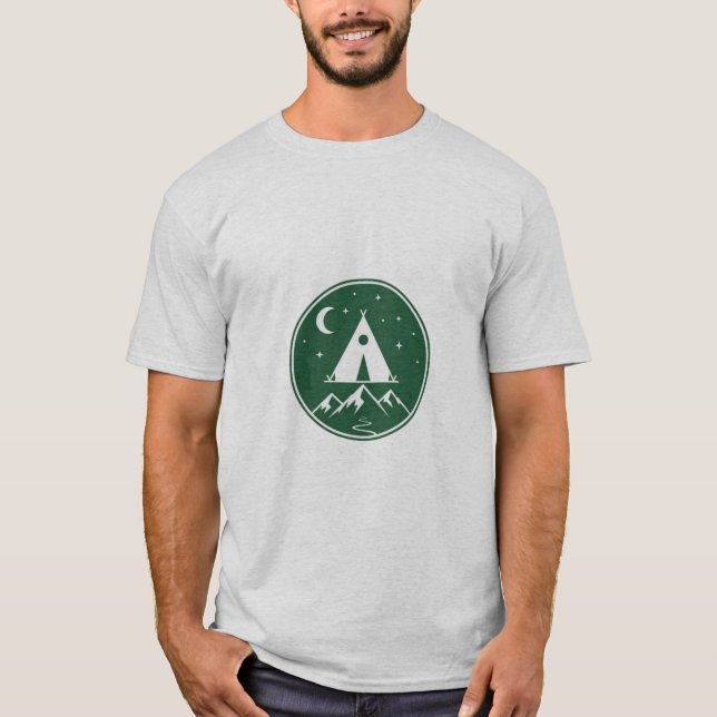 T-shirt Étoiles de tente (Devant)