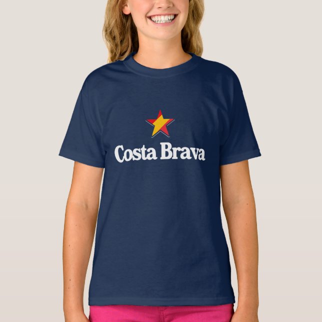 T-shirt Etoiles d'Espagne - Costa Brava (Devant)