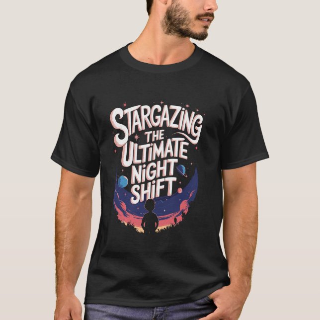 T-shirt Étoiles du quart de nuit Constellation Astrologie  (Devant)