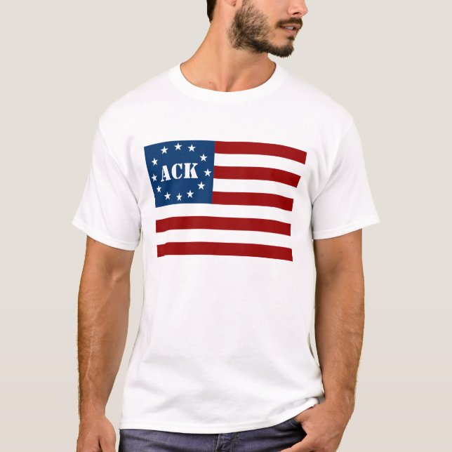 T-shirt Étoiles et rayures d'ACK (Devant)