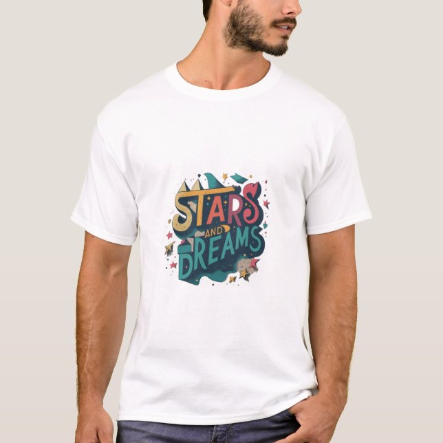 T-shirt Étoiles et rêves (Devant)
