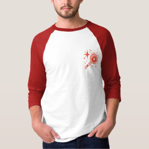 T-shirt étoiles étincelantes, balise de l'ère numérique sa