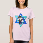 T-shirt Étoiles juives de chat<br><div class="desc"></div>