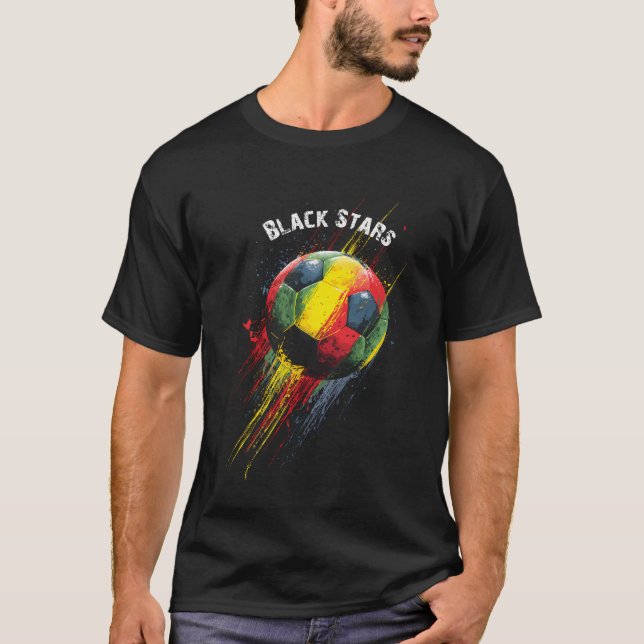 T-shirt Étoiles Noires (Devant)
