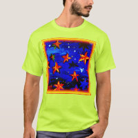 Étoiles Orange De Couleur Lumineuse. Commandez dès