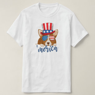 T-shirt Étoiles patriotiques et rayures Casquette et lunet