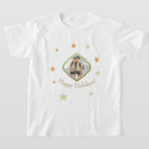 T-shirt Étoiles personnalisées modernes et photo à l'aquar