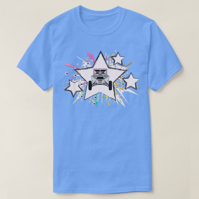 T-shirt Étoiles SXSUTV avec plateau (Design devant)