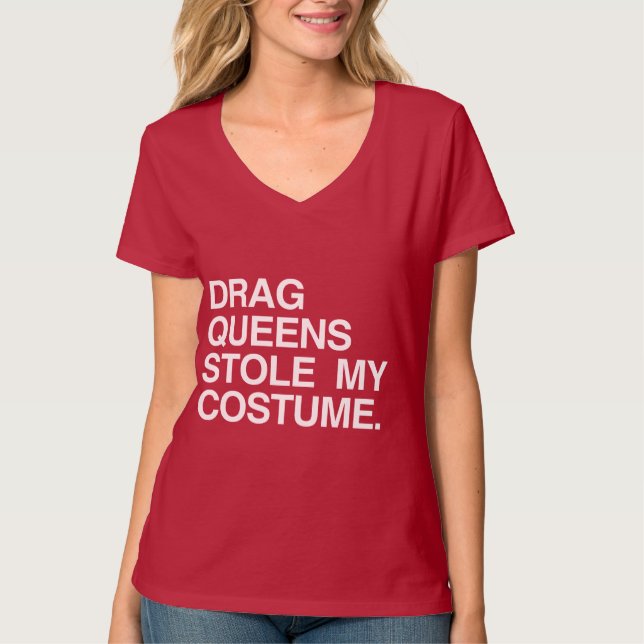 T-SHIRT ÉTOLE DE QUEENS D'ENTRAVE MON COSTUME (Devant)