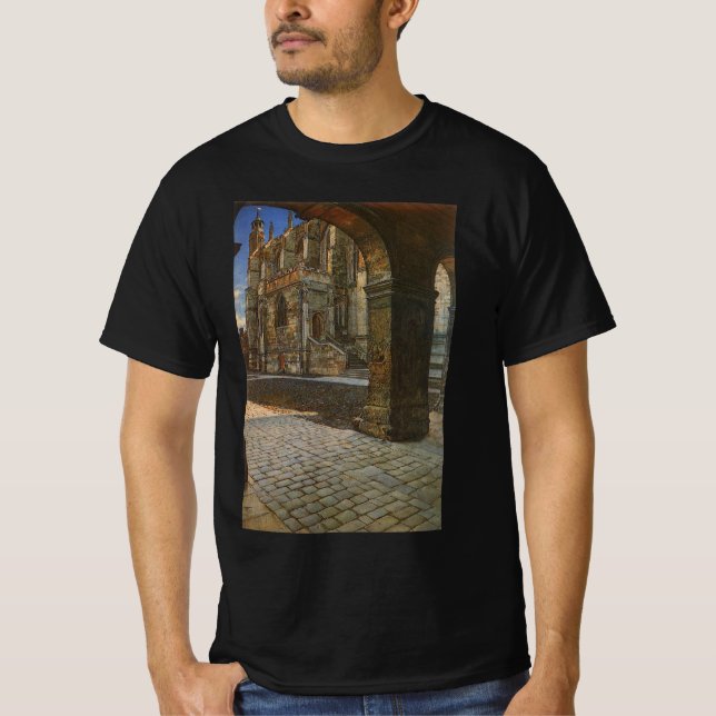 T-shirt Eton College Chapelle par Anna Alma Tadema (Devant)