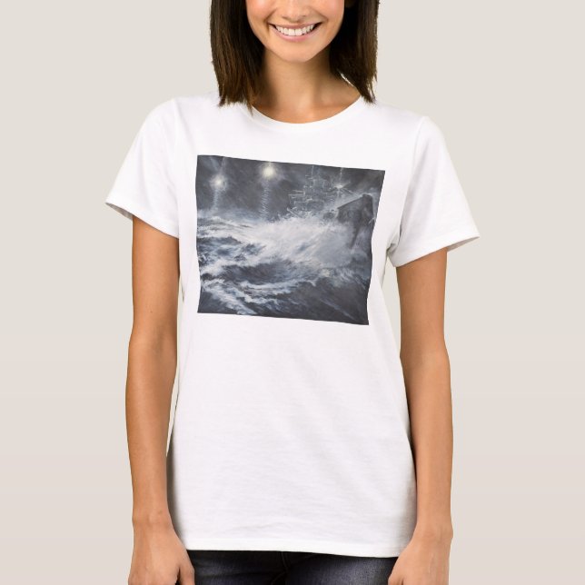 T-shirt Étonné par bataille de Starshell Scharnhorst de (Devant)