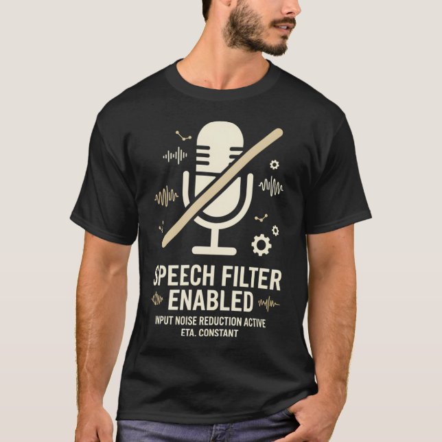 T-shirt Étouffer le bruit (Devant)