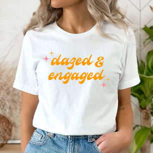 T-shirt Étourdie & Fiancée Rose et Orange Groovy Enterreme