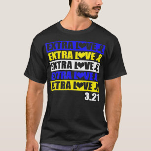T-shirt Etra Love World Down Syndrome Day 