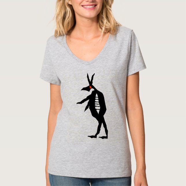 T-shirt Étrange créature marchant (Devant)