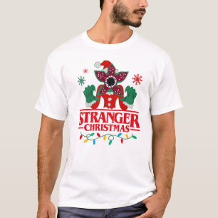 T-shirt Étrange monstre de Noël de l'envers