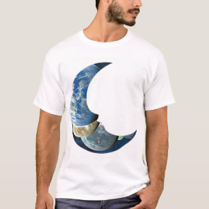 T-shirt Étrange Nouveau Monde Alien Planète Montage