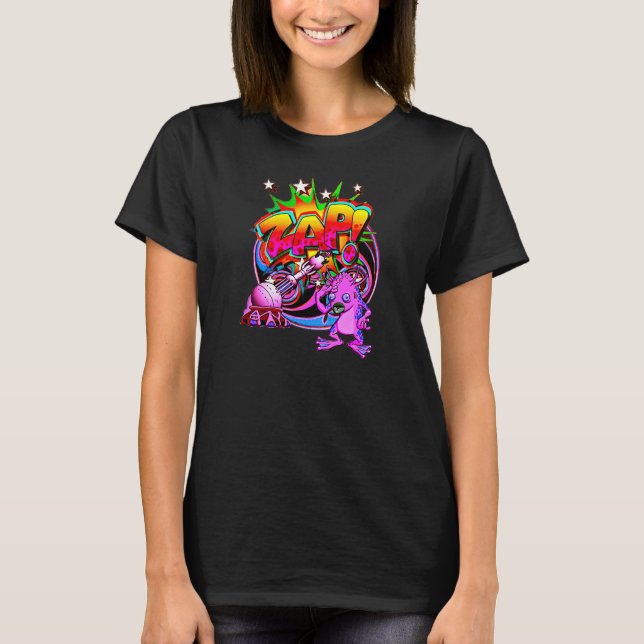 T-shirt étranger d'artiste de graffiti (Devant)