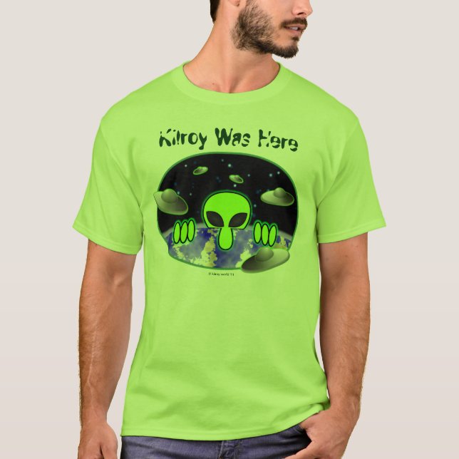 T-shirt étranger de Kilroy (Devant)