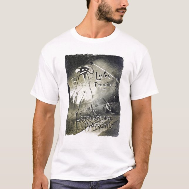 T-shirt étranger original vintage d'invasion (Devant)
