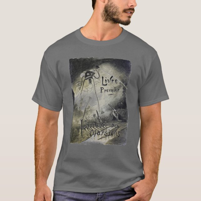 T-shirt étranger original vintage d'invasion (Devant)