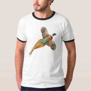 T-shirt étranglé de sonnerie de faisan d'anneau