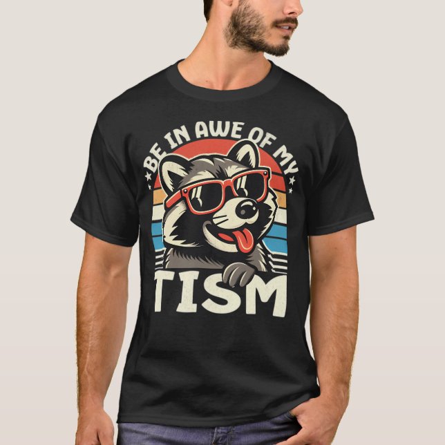 T-shirt Être À L'Abri De Mon Tisme (Devant)