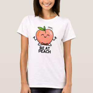 T-shirt Être À Peach Funky Fruit Pun