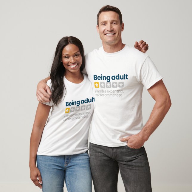 T-shirt Être adulte (Unisexe)