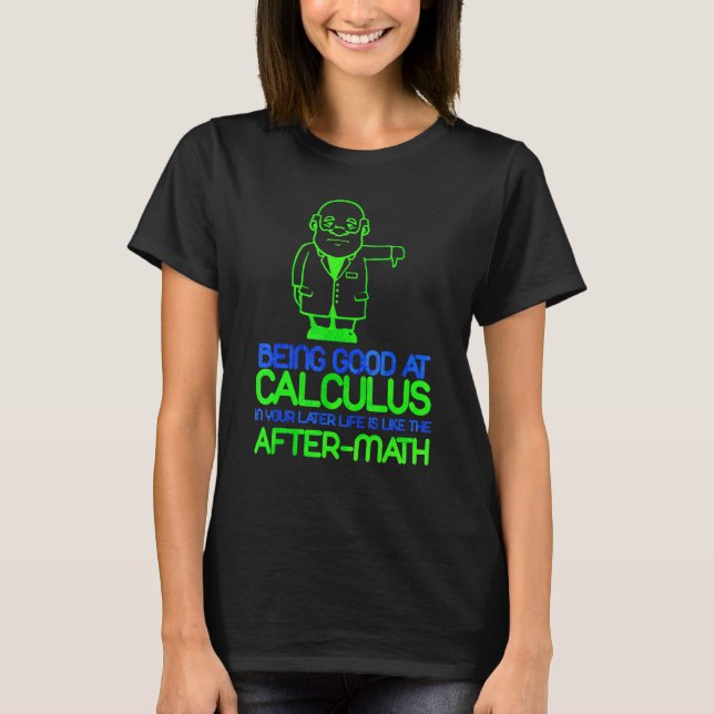 T-shirt Être Bon Au Calcul (Devant)
